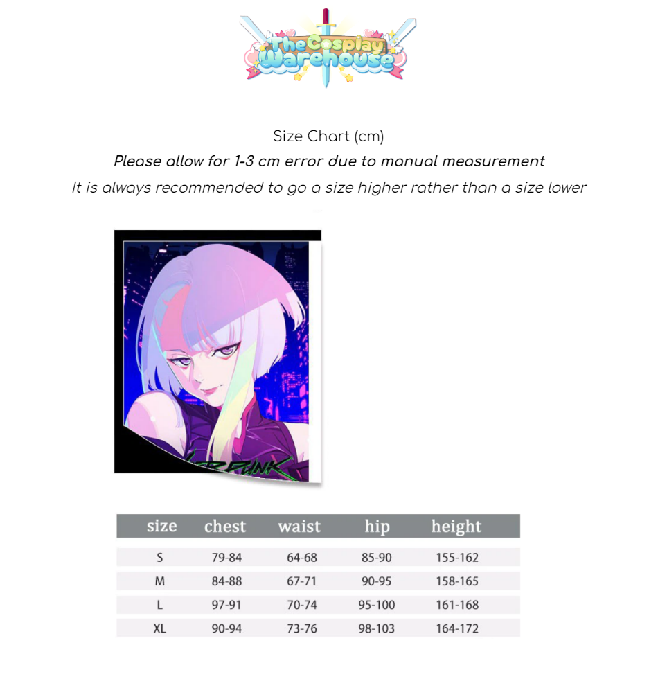 Cyberpunk Edgerunners: Lucy Cosplay Costume