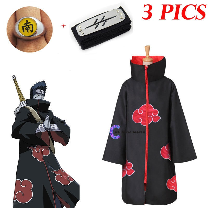 Naruto: Akatsuki Kisame Hoshigaki Cosplay Costume