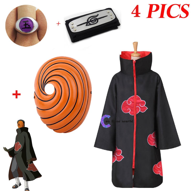 Naruto: Akatsuki Tobi Cosplay Costume