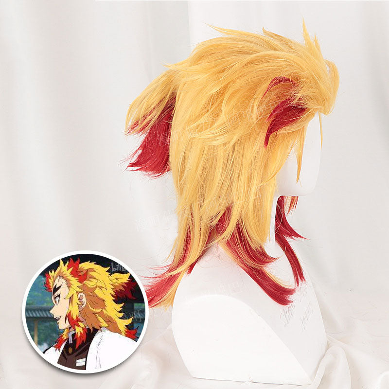 Demon Slayer: Rengoku Kyoujurou Cosplay Wig