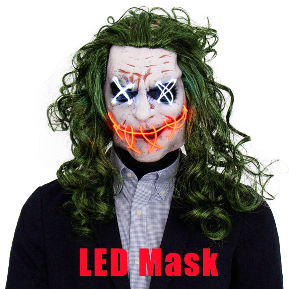 Batman: Joker Led + non-Led Mask Cosplay